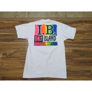 Sanibel Island Florida IB White T-shirt Sz M 1980s